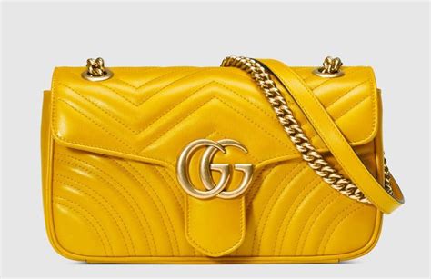 gucci yellow and blue bag